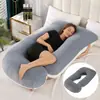 Almohada de Embarazo Amazon Protector de Cintura Almohada Inclinada para Dormir de Lado Almohada para Dormir de Embarazo en Forma de J Removible y Lavable Almohada de Embarazo Transfronteriza