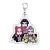 Llavero Acrílico Demon Slayer Colgante Transfronterizo Mochila Venta al por Mayor Regalo Grupo de Chicas Estudiantes Mercancía de Anime