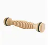 Venta directa de fábrica palo de masaje de meridianos de madera maciza para pies y piernas, palo rodante tipo rodillo para músculos, masajeador para fitness y bienestar en casa