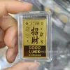 Adesivo de Telefone de Ouro Puro 999 para Riqueza Instantânea, com Adesivo Traseiro, Adesivo de Ouro 2mg, Presente Promocional para Lojas de Ouro em Transmissão ao Vivo