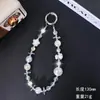 Cadena para Teléfono de Estrella de Cinco Puntas de Nácar Original con Acabado de Alta Gama, Correa para Teléfono de Cristal Rosa, Accesorio de Bolso de Muñeca, Antiperdida