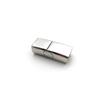 Hebilla Magnética de Acero Inoxidable 316 Hebilla de Fundición con Agujero Cuadrado Hebilla para Pulsera de Cuerda de Cuero Accesorios de Joyería de Acero Titanio Hebilla al por Mayor