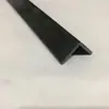 Tanque de Frutos do Mar Estrutura em U Tanque de Tartaruga Acessórios de Tira de Borda de Aquário Slot de Vidro para Répteis em Ângulo Reto L-Shaped Trilha de Deslizamento Preto Brilhante