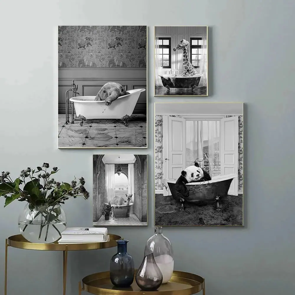 Nordic-Black-White-Animal-Wall