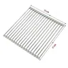 Alfombrilla de Silicona Aislante del Calor Manteles Individuales Base para Ollas Persianas Enrollables de Acero Inoxidable Escurridor Plegable Alfombrilla de Mesa Antiescaldaduras Doméstica Resistente a Altas Temperaturas