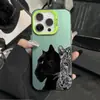 Capa de Celular Tendência Pantera Negra Personalizada para iPhone 17 Adequada para Apple 15Promax13 Europeu e Americano 16Pro Nicho 14