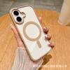Adecuado para iPhone 18 Promax Macaron Silicona Magnético Funda de Teléfono Apple 17 Transparente Acrílico Protectora