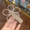 Horquilla de Flor de Perla de Cristal Dulce de Primavera para Mujer, Pinza Lateral, Pinza para Flequillo, Accesorio de Cabello de Alta Gama, Horquilla, Adorno para el Cabello