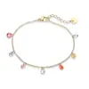 Pulseira de Aço Inoxidável Banhada a Ouro Real Aogu, Popular e na Moda, Simples, para Mulheres, Estilo Ins, Nicho, Fresco, Versátil, Joia de Mão Nova