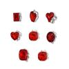 Accesorios para uñas rojos populares en línea, con forma especial de diamante, para Año Nuevo, festivos, con destellos, amor, cubos, dulces, accesorios para uñas.