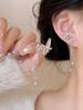 Pendientes de Pedrería Exagerada Super Brillantes de Lujo Ligero para Graduación y Noche, Pendientes de Botón Elegantes y Geniales, Pendientes de Diosa