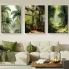 Pintura em Tela de Três Peças para Sala de Estar e Quarto, Tela a Óleo de Alta Definição, Pintura Decorativa Estilo Chinês, Arte de Parede, Feito Sob Medida para Clientes