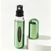 En Stock Botella Rellenable de Perfume de 5 ml con Relleno Inferior, Tipo Mini Auto-Bomba de Aluminio, Botella de Spray Rellenable, Se Puede Imprimir con Logo