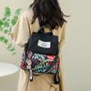 Mochila Antirrobo para Comercio Exterior Transfronterizo para Mujer Casual de Nailon para Mujer Moda Estampada Mochila Escolar Venta al por Mayor Tendencia Ligera