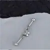 Uñas de Hueso de Oreja de Acero Inoxidable 316L Uñas de Puente de Oreja de Caracola Lunar Barra de Oreja de Estrella de Mar Concha Uñas de Oreja Simples Personalizadas Puente de Oreja