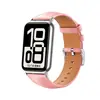 Adequado para pulseira de couro genuíno Honor Band 11, pulseira de couro genuíno de camada superior com conector de metal Honor 11 Pro