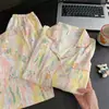 Pijama KT Cat Directo de Fábrica para Mujer Primavera Otoño Algodón Nube Manga Larga 2026 Nuevo Súper Caliente Lindo Conjunto de Ropa para el Hogar