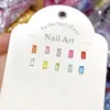 Resina Transparente Colorido Fundo Plano Urso Nail Art Joias Acessórios DIY Brincos Colar Pulseira Joias Acrílicas