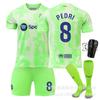 2425 Barcelona Traje de Futebol para Dois Jogadores 9 Levan 19 Yamal 20 olmo 8 Pedde 6 Garvey Traje de Camisa