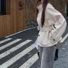 Chaqueta Cortavientos Holgada de Cuello Alto Estilo Británico para Mujer Diseño de Otoño Delgado Versátil