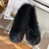 Bufanda de cuello de piel nuevo de invierno, doble cara, imitación piel, para mujer, estilo coreano, cuello de zorro, bufanda cálida y engrosada