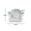 Molde de Resina Epoxi para Murciélago de Halloween, Fantasma, Calabaza, Base para Portavelas, Molde de Silicona para Hornear