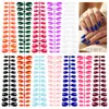 Caja de Set de Puntas para Uñas Manicura Sólida Color Mate con Brillo Estilo Francés de 288 Piezas, el Más Vendido de Amazon