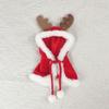 Ropa para Muñeca Labubu Caja Sorpresa de Vinilo Colgante Ropa Linda de Navidad de Santa Claus Accesorios Solo Ropa