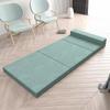 Colchón plegable cama de piso colchoneta para siesta estudiante Individual portátil artefacto para la hora del almuerzo de oficina colchoneta de esponja engrosada