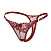 Precio de Fábrica Suministro al por Mayor Talla Europea Sexy Talla Única para Todos Encaje Lazo Hebilla Ajustable Cómodo Tangas para Mujer 2207
