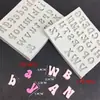 DIY Nuevo Molde de Silicona para Chocolate con 26 Letras Inglesas Molde para Pastel de Caramelo Plegable Hecho a Mano Herramienta Plegable para Caramelo