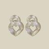 Aretes Geométricos Exagerados de Corea del Sur Nuevos Aretes Elegantes Largos de Alta Gama con Personalidad de Moda Color de Contraste Aretes Populares de Este Año