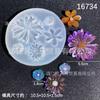 Novo Molde de Silicone Flor de Lótus Margarida Girassol Argila de Cerâmica Macia Resina Epóxi Decoração de Mesa Capa de Celular