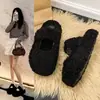 Zapatos de felpa completamente de pelo Birkenstock para mujer, ropa de exterior de invierno 2026, nuevo estilo, sin cordones, con más terciopelo, puntera cerrada, zapatillas de media caña de algodón