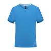 Camiseta de Manga Corta de Seda Helada de Secado Rápido con Cuello Redondo, Corte Holgado, para Correr y Fitness, con Logo Imprimible, Versátil para Deporte y Ocio