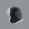 Sombrero Lei Feng Cálido Impermeable de Cuero para Adulto para Hombre para Exterior Motocicleta Esquí Forrado de Vellón Sombrero de Aviador Sombrero para Protección de Oídos de Mujer