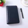 Cuaderno de Hojas Sueltas con Cremallera A6A5 con Calculadora de Pantalla Digital de 8 Dígitos Bloc de Notas de Oficina de Negocios Se Puede Personalizar con un Logo Sencillo