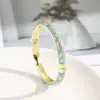 Pulsera Cloisonné Estilo Chino Pulsera Retro Ciudad Prohibida Color Esmalte Pulsera Flor de Jade Fino Recuerdo de Viaje