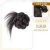 Peruca para Mulheres com Penteado de Coque, Coroa Alta, Cabelo Humano Realista, Coque de Princesa Despojado, Peruca de Coque de Cabelo