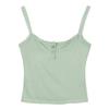 Sutiã de Renda Branco com Alça Top Básico Slim-fit Feminino para Menina Quente com Bojo