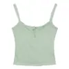 Camisola de Encaje Pure Desire con Escote en V y Almohadillas para el Pecho Integradas, Hermoso Diseño en la Espalda, Top Corto Base para Mujer