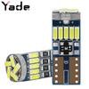 Luz LED para carro decodificação luz de posição eletrodeless t10 4014 15smd canbus luz de posição w5w luz de placa