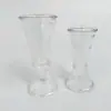 Taza medidora de resina para PC, taza medidora oz de doble cabeza con escala, taza medidora oz de plástico transparente, vaso medidor de vino tamaño pequeño 10-20cc