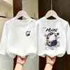 Ropa Infantil Niños Tallas Mediana y Grande Camiseta de Manga Larga Niños Estilo Nuevo Principios de Otoño Algodón Puro Cuello Redondo Top Holgado Ropa de Otoño Capa Base