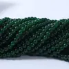 Cuentas de Cristal Imitación Jade Ágata Verde Sueltas Color Ágata Roja Espaciadores para Pulseras Accesorios para Joyería Hechos a Mano DIY Venta al por Mayor