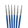 Varilla de Plástico Cabello de Nylon de Alta Calidad Pluma Goulish Pluma de Pintura al Óleo Digital Muñeca de Vinilo Yeso Cerámica Pincel de Pintura Pincel