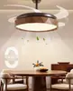 Luminária de teto para sala de estar, estilo minimalista italiano, luz principal para o hall, cor de nogueira, proteção ocular de espectro total, luz para quarto principal, ferro