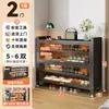 Gabinete de Zapatos a Prueba de Polvo para Entrada del Hogar, Gabinete de Almacenamiento de Acero Multicapa, Entrada Integrada Montada en Pared, Zapatero de Piso a Prueba de Polvo de Gran Capacidad