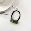 Goma para el pelo de Acetato Coreano con un Diseño Sencillo y Elegante, Cuerda para el Pelo de Arco Geométrico, Accesorio para el Pelo de Chica Retro de Gama Alta