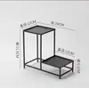 Soporte de Exhibición Plateado Negro para Mesa de Postres Soporte de Exhibición Plateado Negro para Mesa de Postres en Hora del Té Adornos Populares de Mesa para Apertura